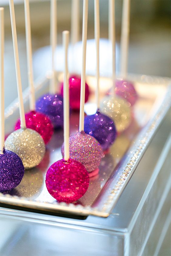 Glitter Cake Pops