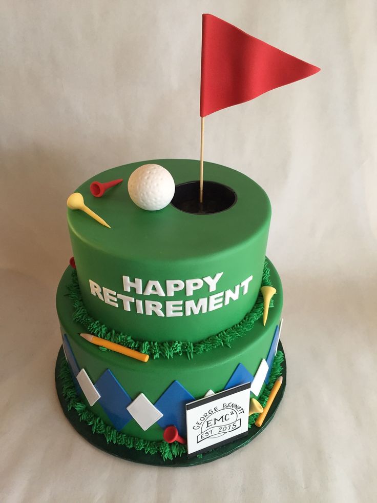 Golf Retirement Cake Ideas