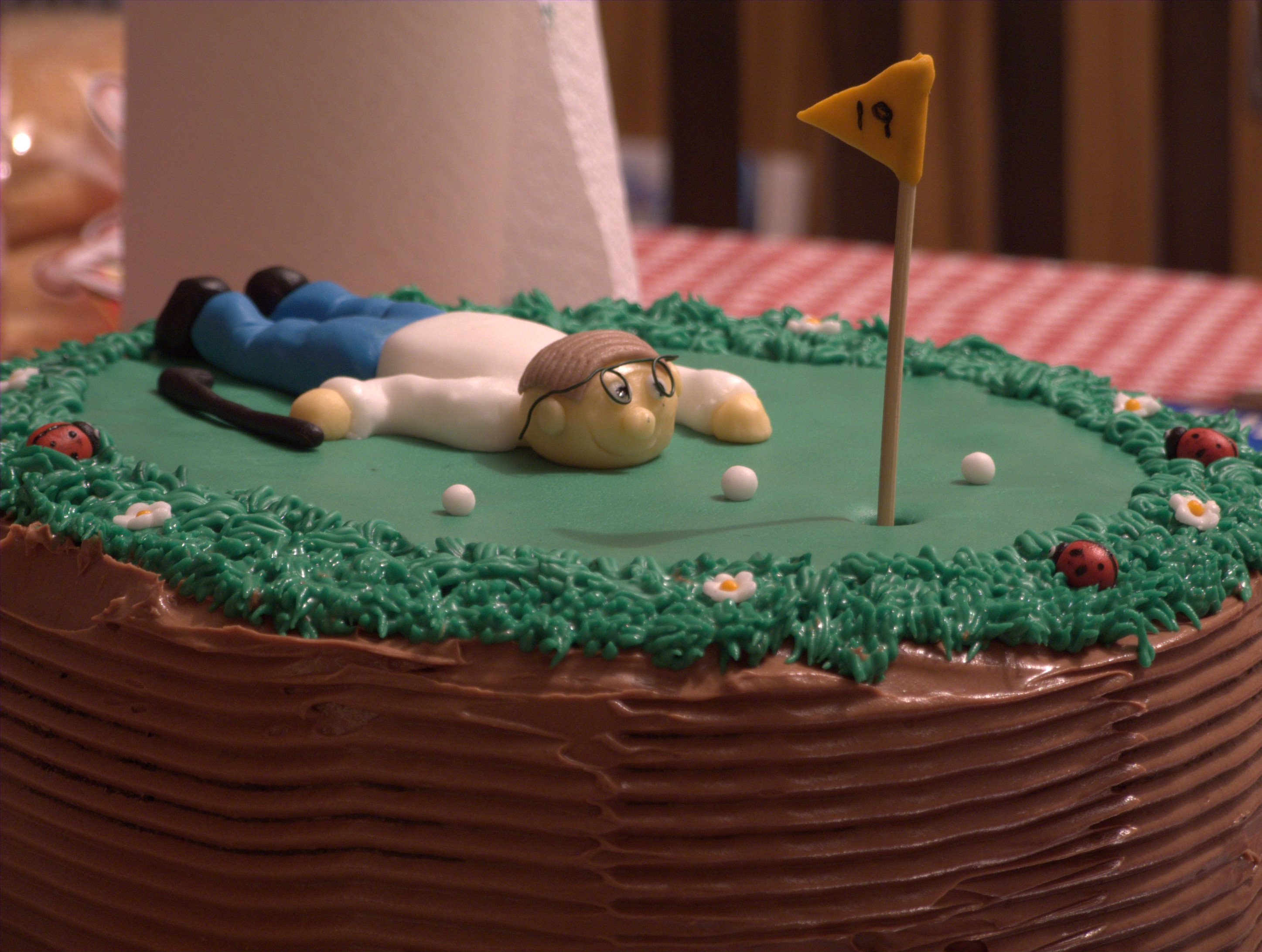 Golf Themed Retirement Cake