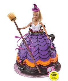 Halloween Barbie Doll Cake