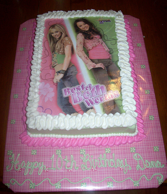 Hannah Montana Birthday Cake