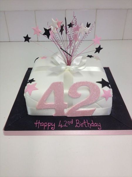 Happy 42nd Birthday Cake