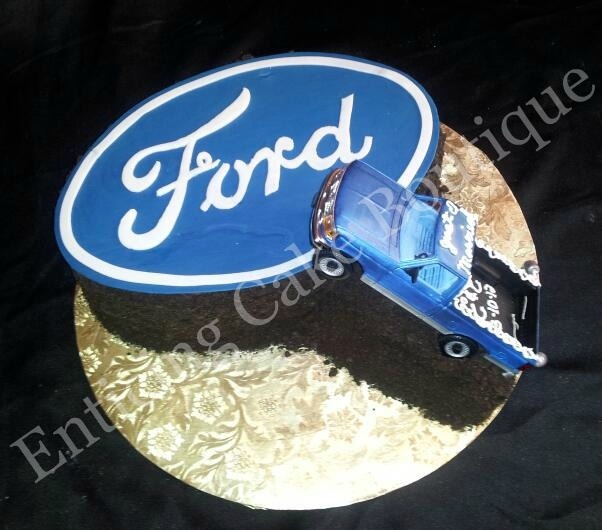 Happy Birthday Cake Ford Truck