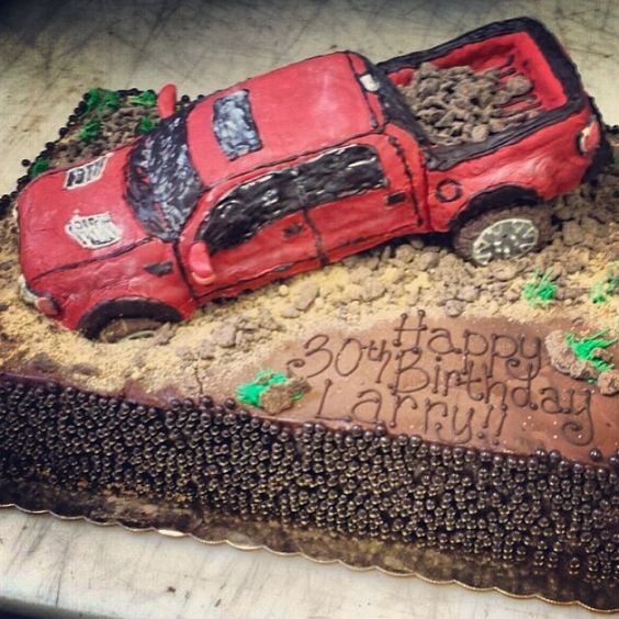 Happy Birthday Cake Ford Truck