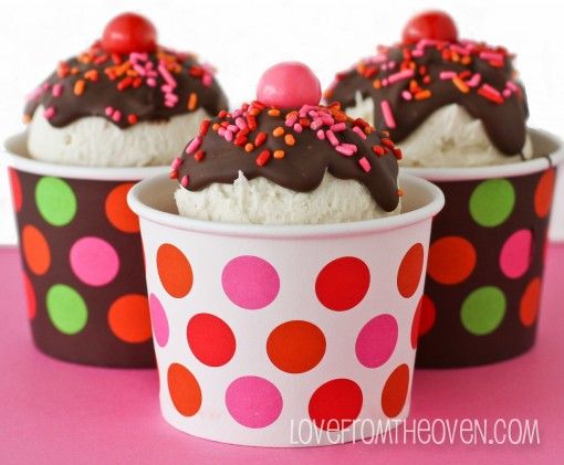 Ice Cream Sundae Cupcakes