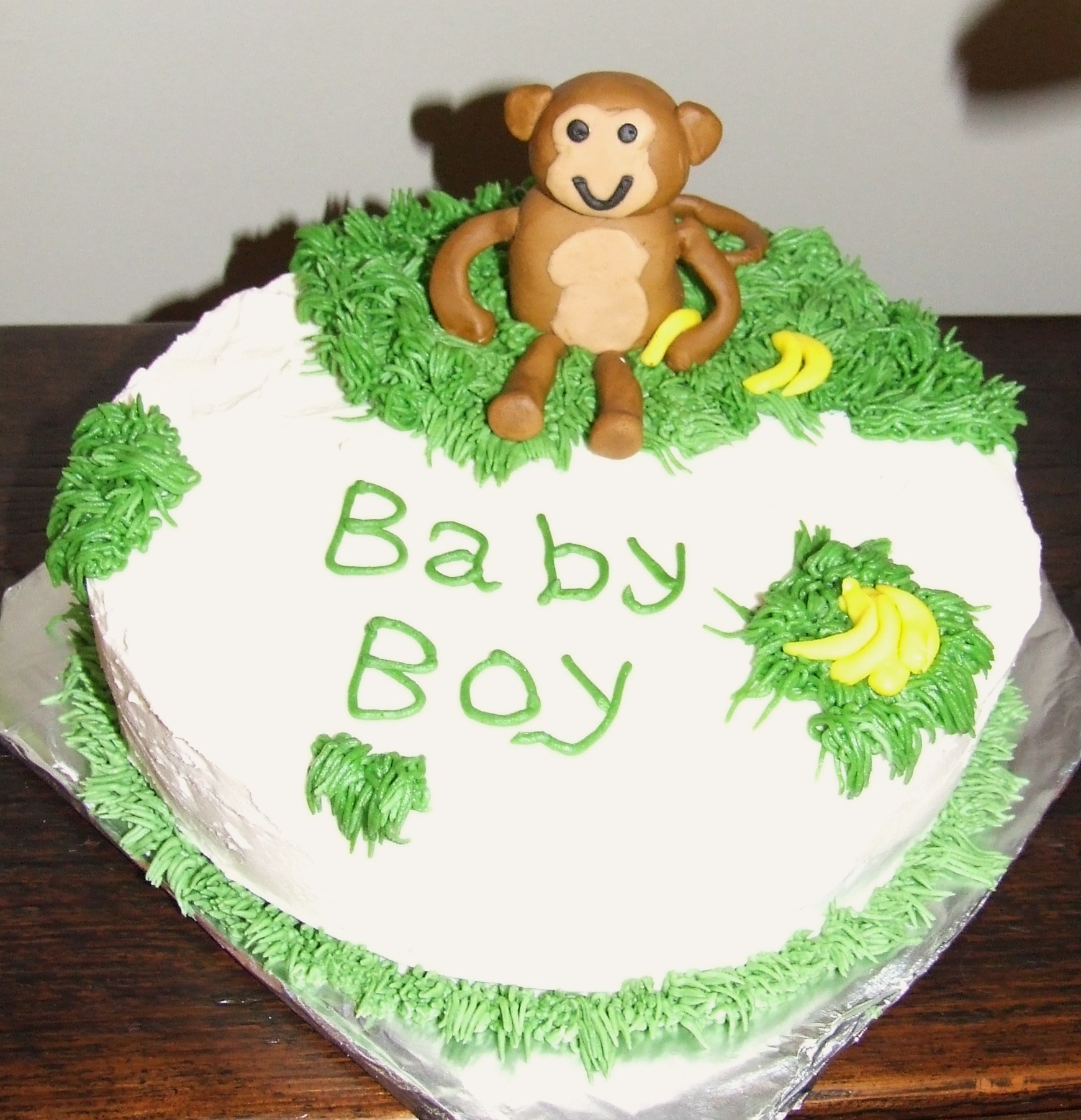 Jungle Theme Baby Shower Cakes for Boys