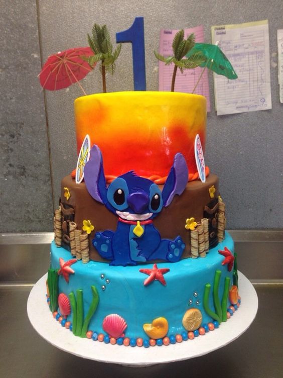 Lilo and Stitch Birthday Cake