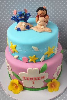 10 Photos of Lilo And Stitch Themed Cakes