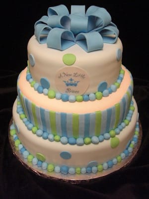 Little Prince Baby Shower Cake