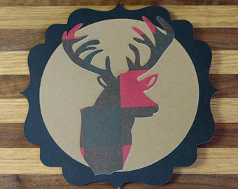 Lumberjack Cake Deer