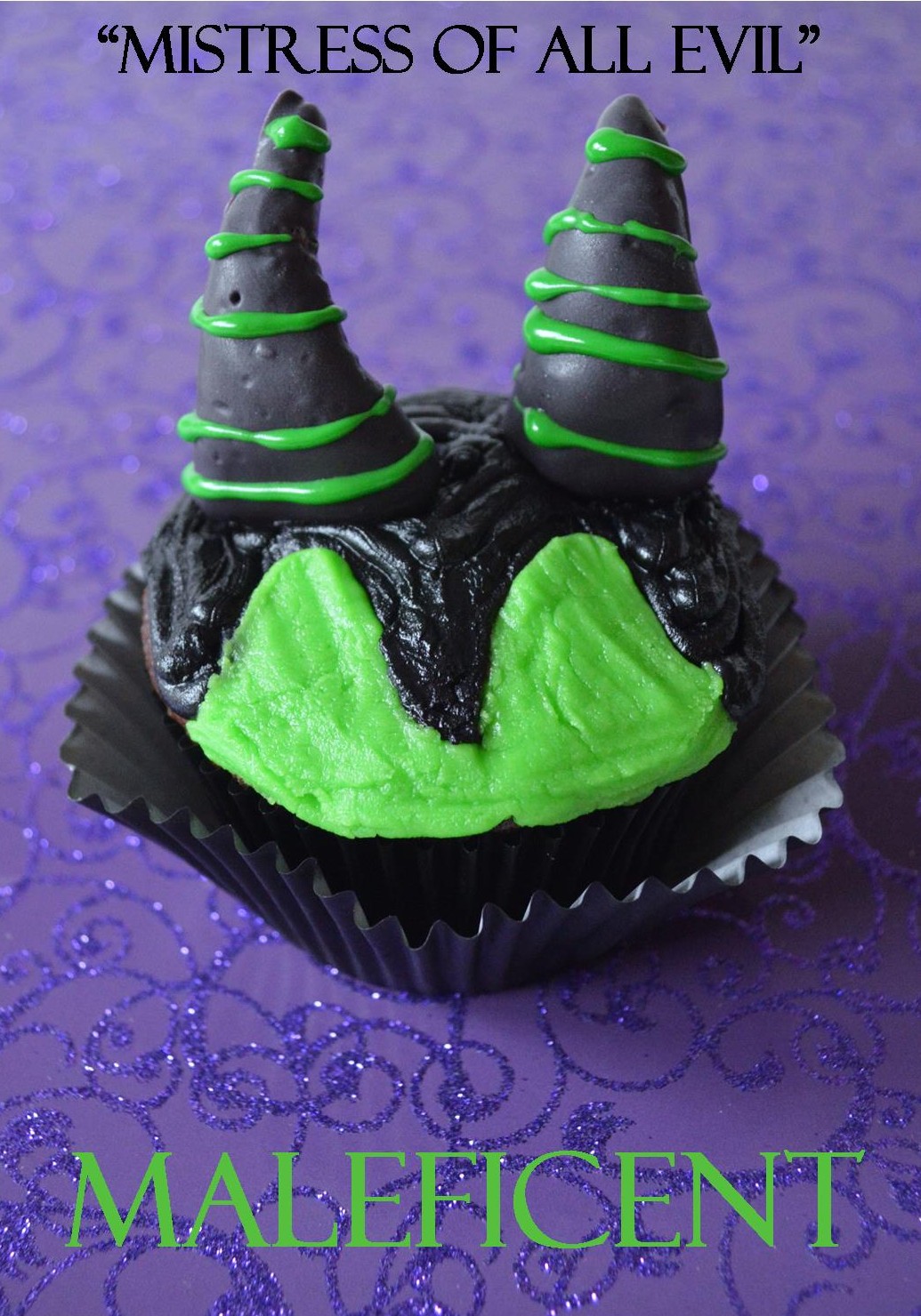 Maleficent Cupcakes