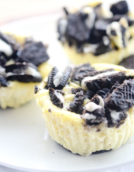 Mini Oreo Cheesecakes