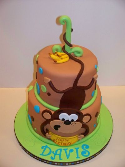 13 Photos of Buttercream Monkey Cakes For Boys