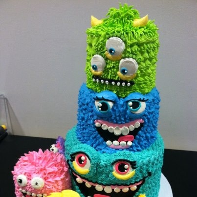 Monster Birthday Cake for Kids