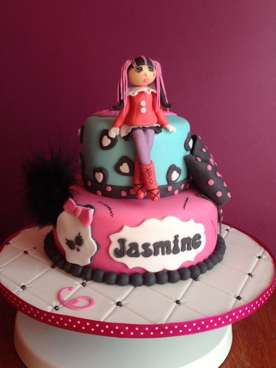 Monster High Cake 2 Tier