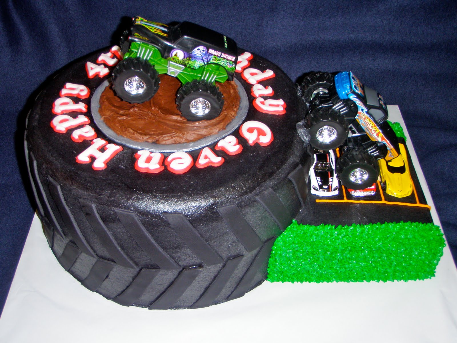 Monster Truck Cake