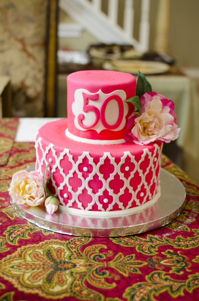 Moroccan Lattice Cake Birthday