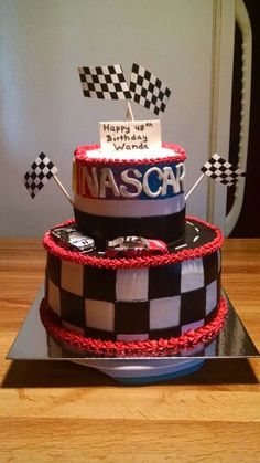 NASCAR Birthday Cake