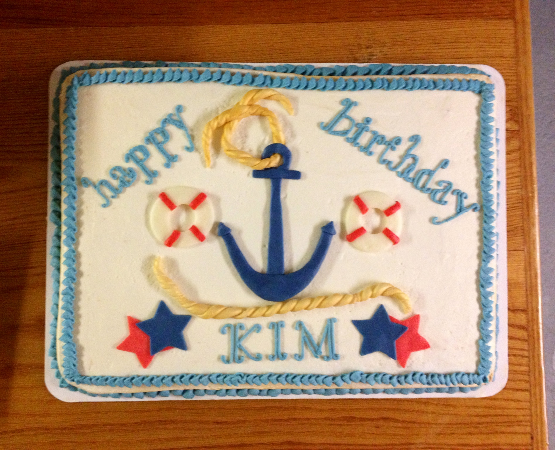 11 Photos of Nautical Theme Sheet Cakes