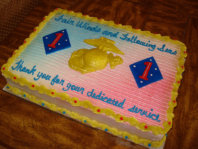 Navy Officer Retirement Cake