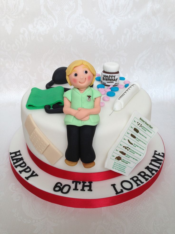 Nurse Birthday Cake