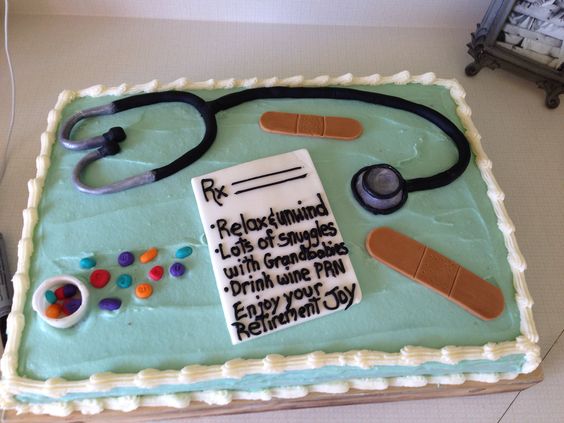 Nurse Retirement Cake