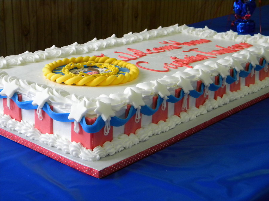 Patriotic Sheet Cake