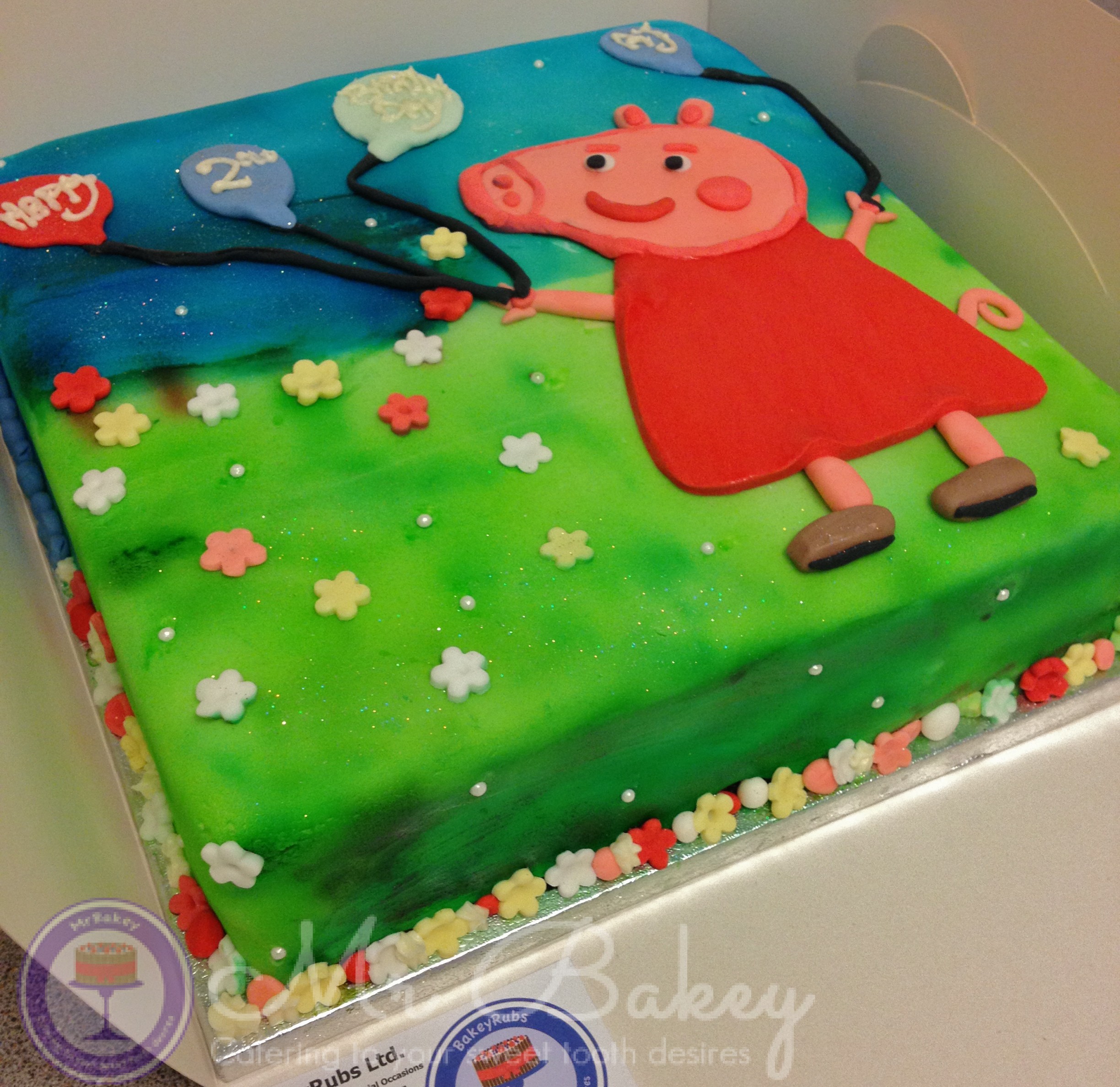 Peppa Pig Themed Cake