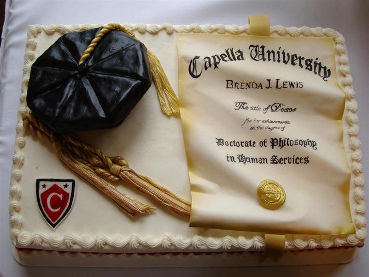 PhD Graduation Cake Ideas