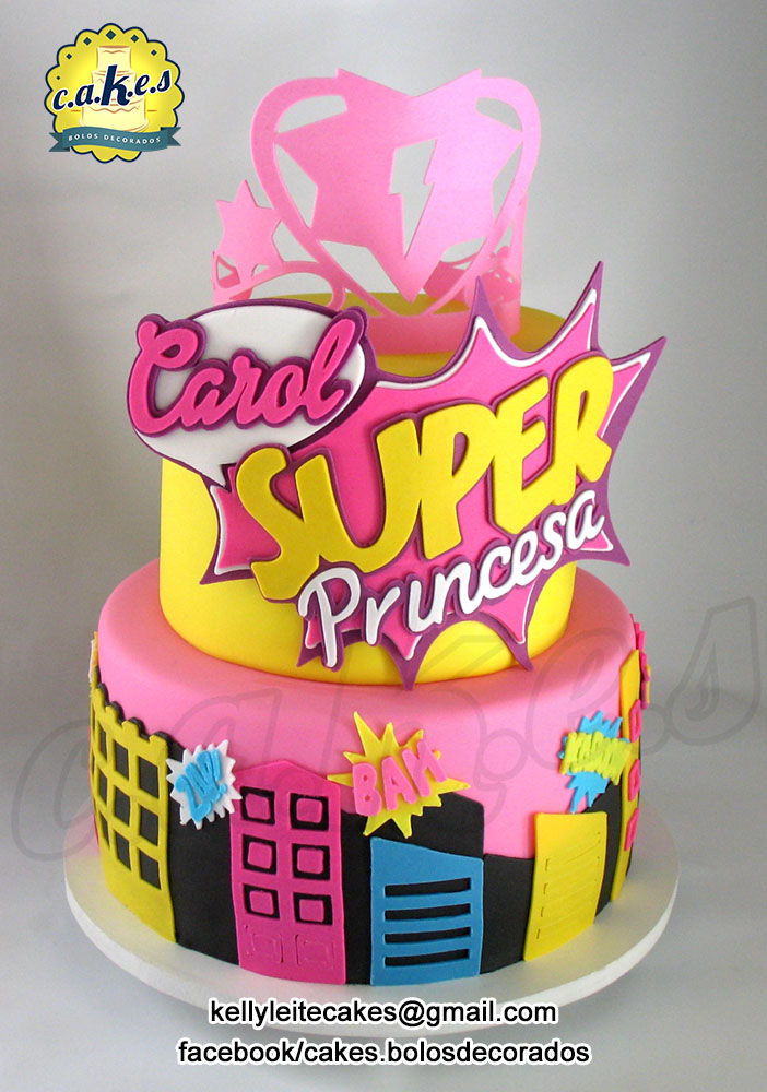 Power Princess Barbie Cake