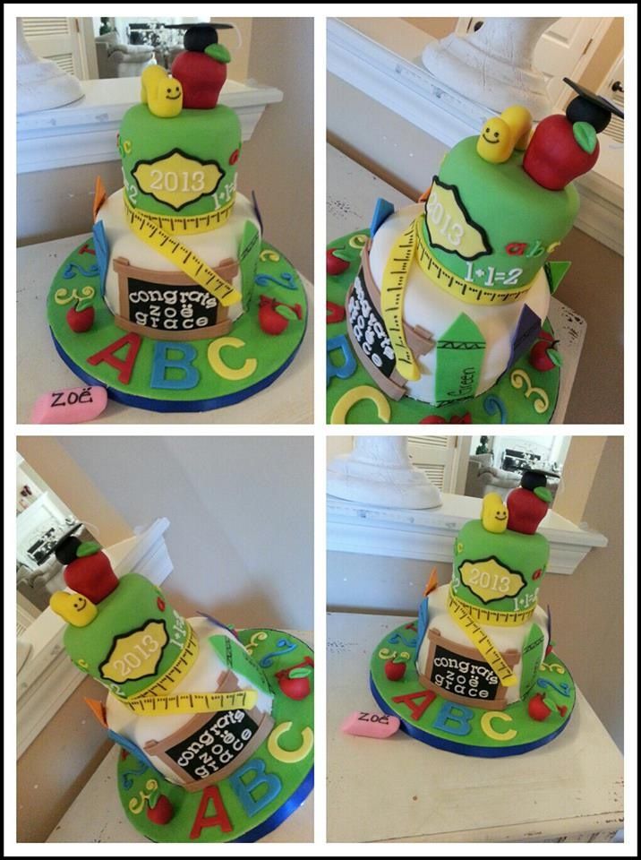 Preschool Graduation Cake Idea