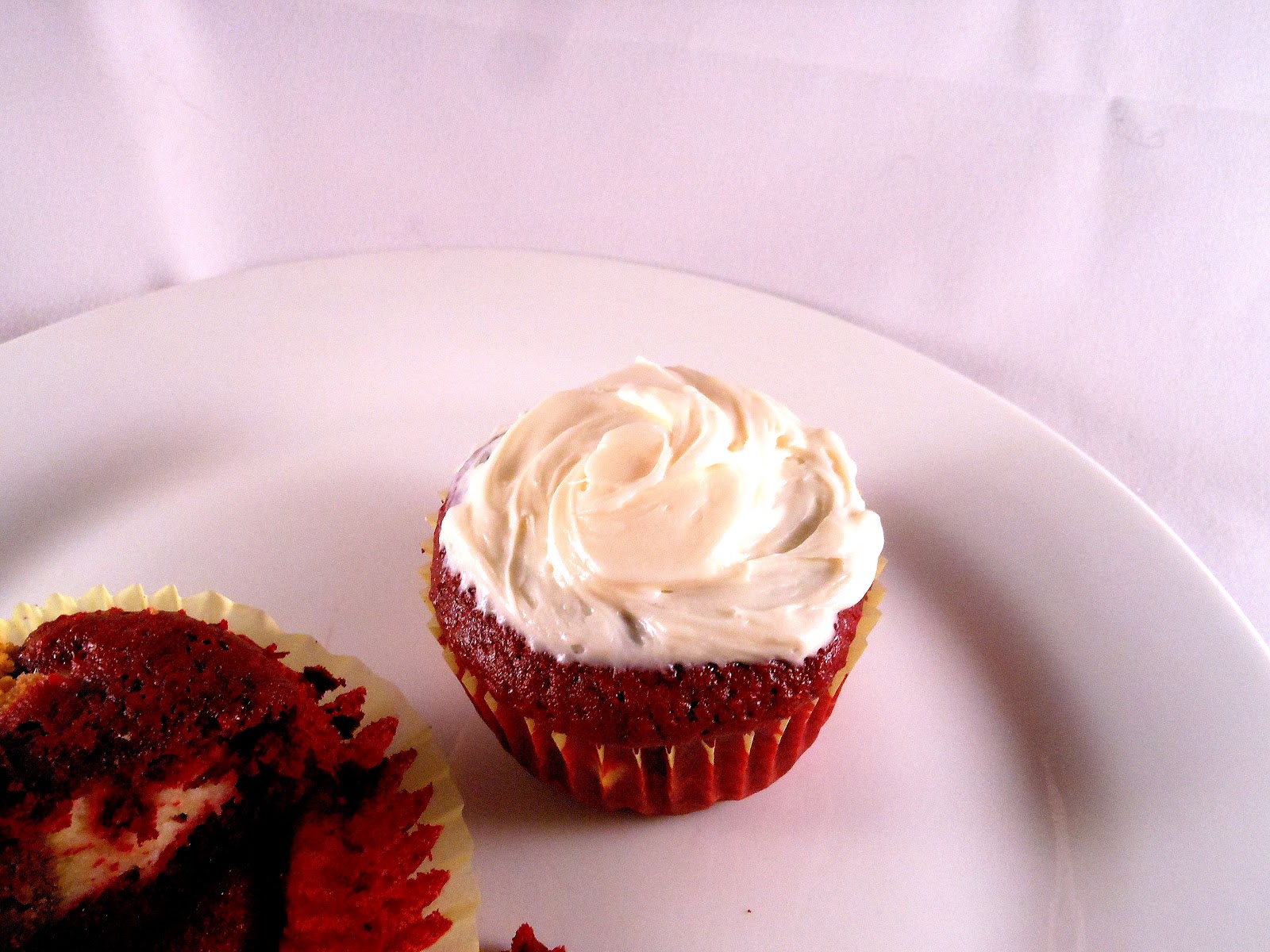 Red Velvet Cream Cheese Stuffed Cupcakes