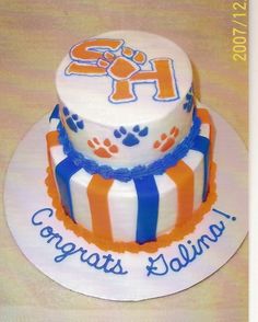 Sam Houston State University Graduation Cake