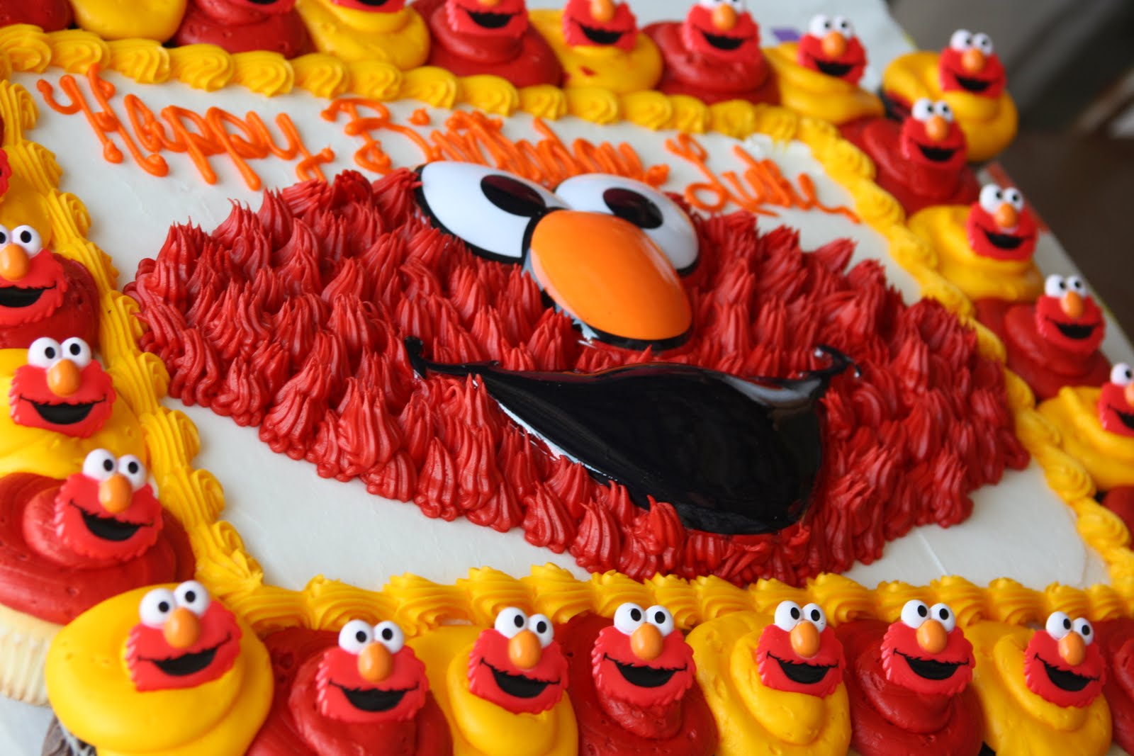 Sam's Club Elmo Birthday Cake