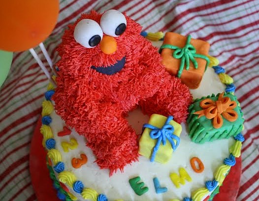 Sam's Club Elmo Cake