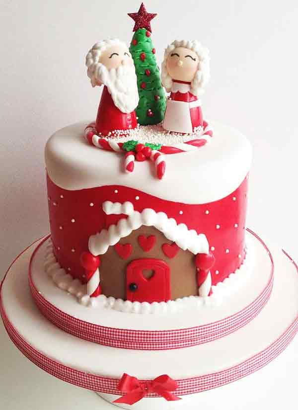 8 Photos of Funny Santa Claus Cakes