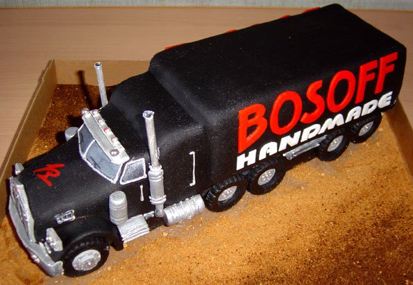 Semi Truck Cake