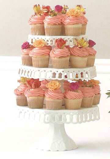 Simple Cupcake Wedding Cake Ideas