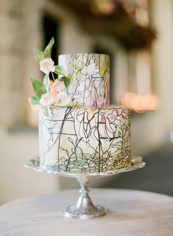 Stained Glass Wedding Cake