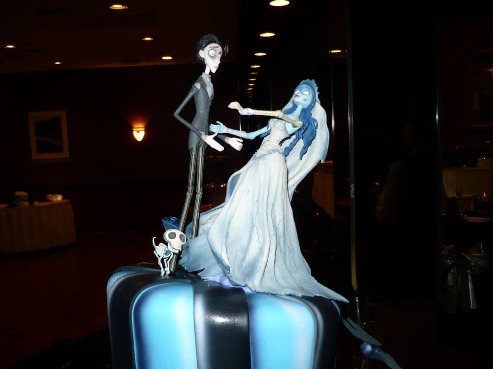 Tim Burton Themed Wedding Cake