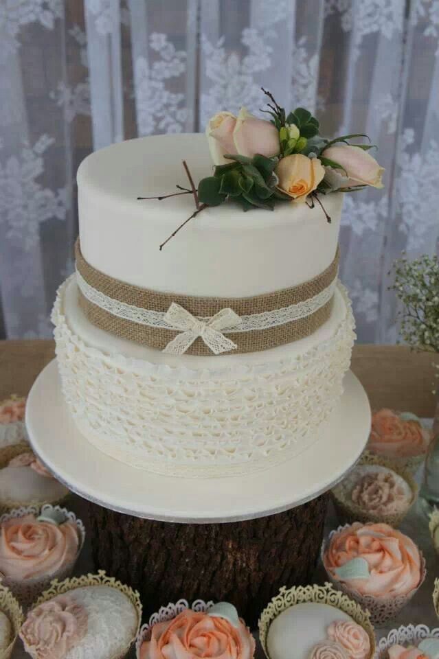 9 Photos of Rustic Bridal Shower Cakes