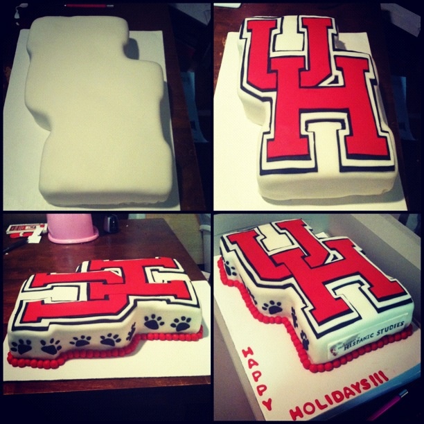 University of Houston Graduation Cake