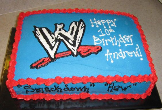 Walmart WWE Birthday Cakes