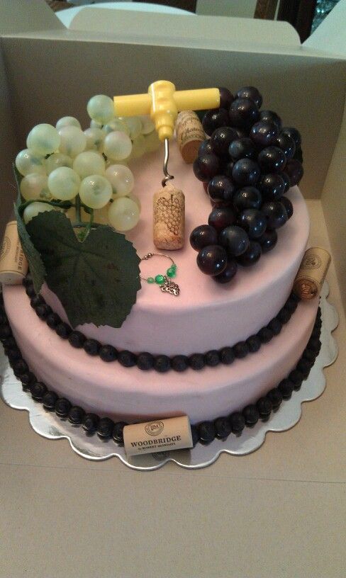 Wine Themed Cake