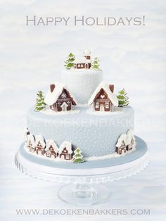 Winter Decorated Cake