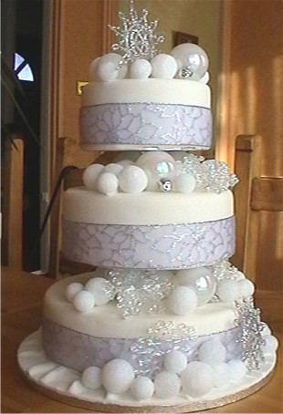 Winter Wedding Cake