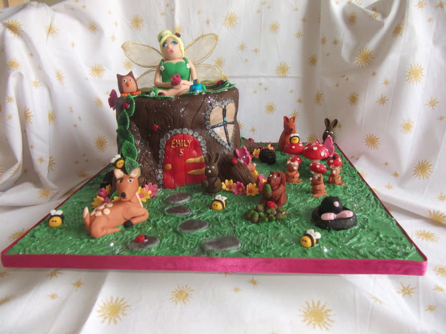 Woodland Fairy Themed Cake