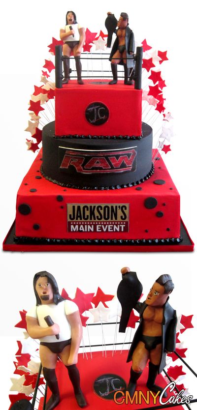 7 Photos of WWE Theme Cakes