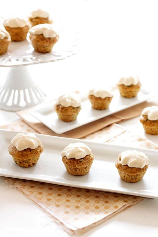 Zucchini Cupcakes with Cream Cheese Frosting