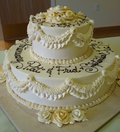 50th Wedding Anniversary Cake